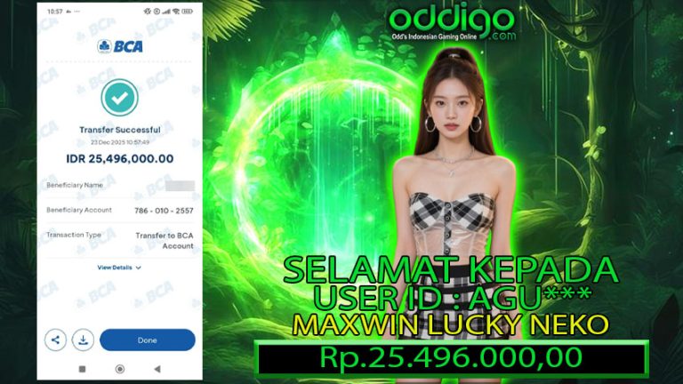BUKTI KEMENANGAN ODDIGO 23 DES