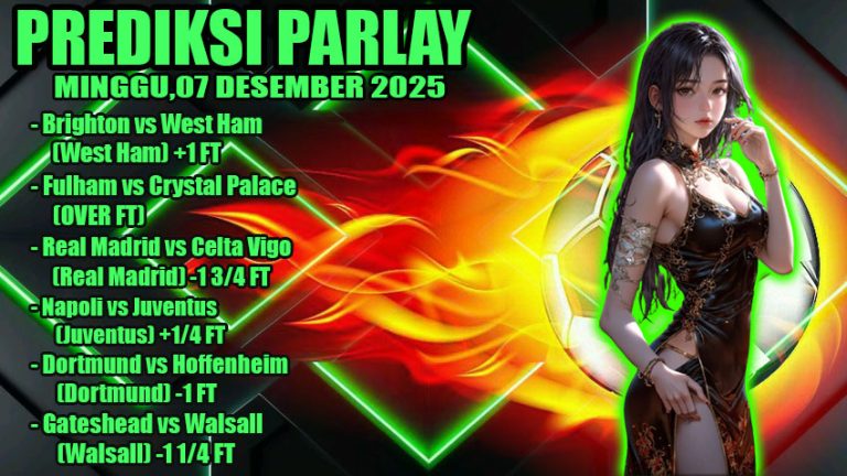 PREDIKSI PARLAY ODDIGO 07 des