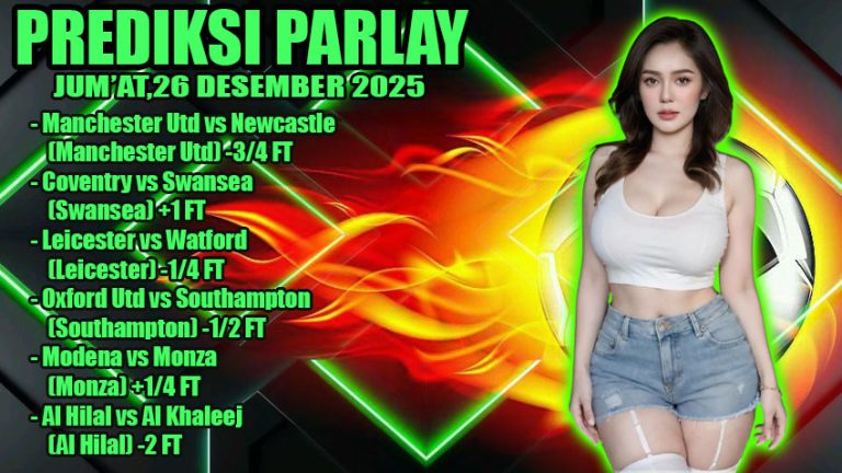 PREDIKSI PARLAY ODDIGO 26 DES